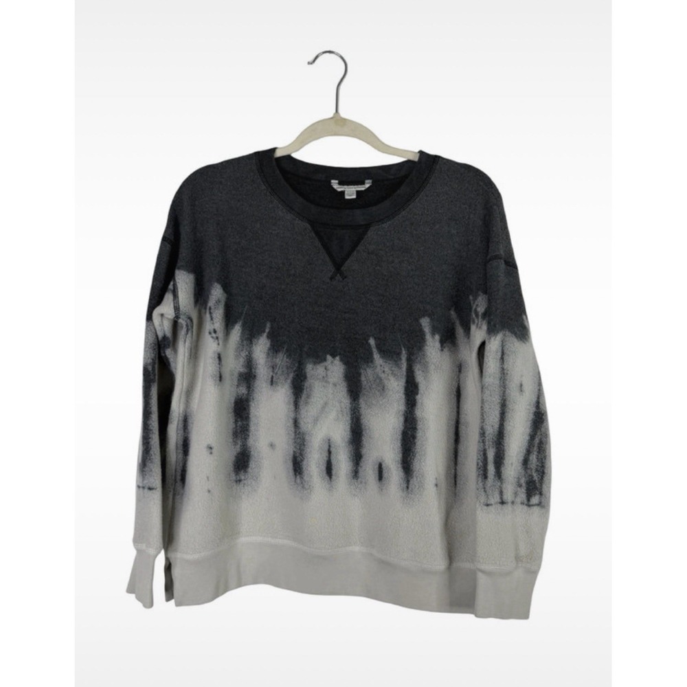 American Eagle Outfitters Women's Gray Tie-Dye Sweatshirt Size Medium